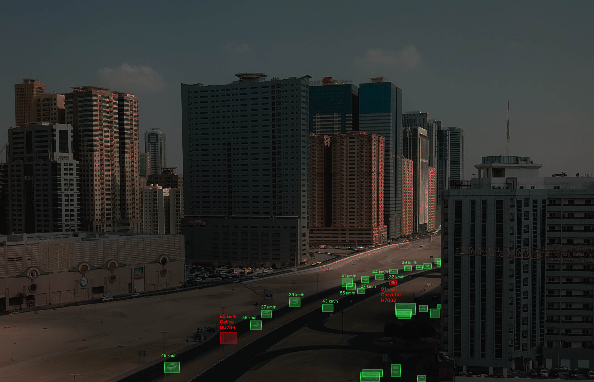 AI detection system monitoring corporate perimeter